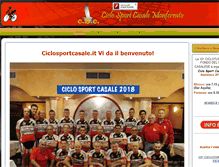 Tablet Screenshot of ciclosportcasale.it